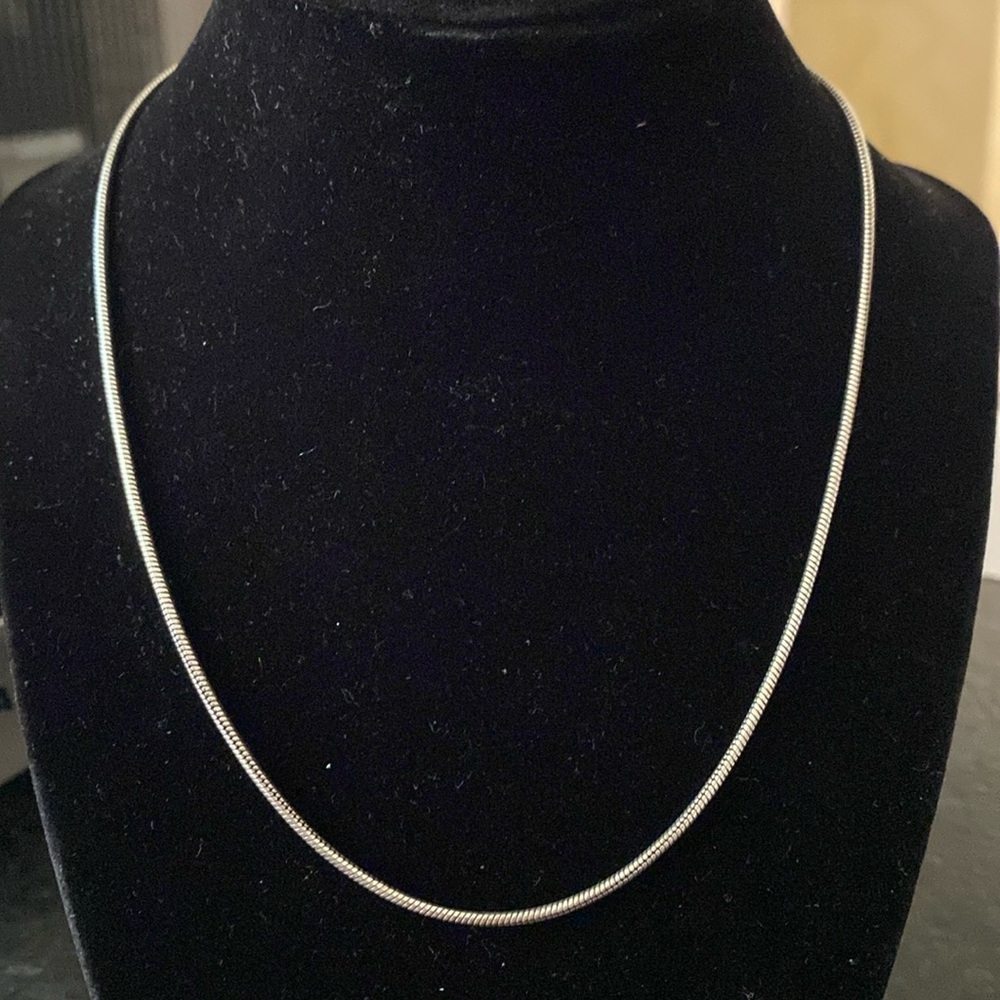 Brighton silver petite serpentine chain necklace‎
